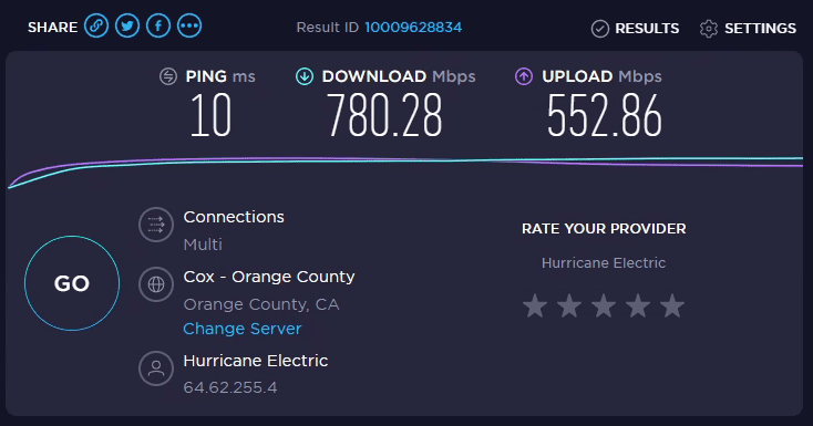 قياس سرعة النت stc 1