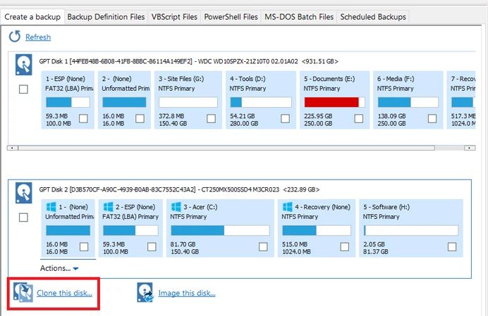 خطوات نقل الويندوز 10 إلى SSD جديد