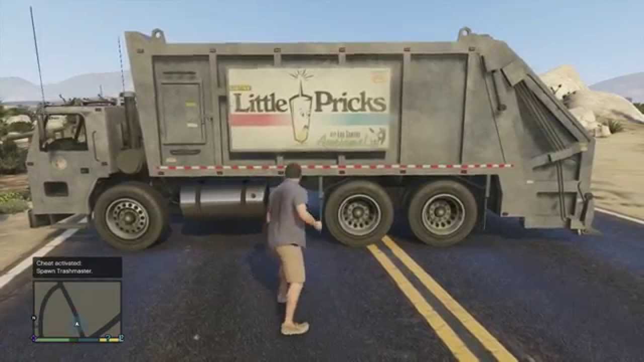 شفرة GTA Trashmaster