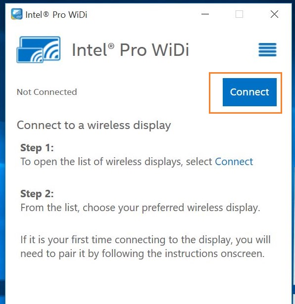 تحميل برنامج intel widi