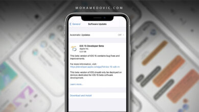 شرح تحميل وتثبيت تحديث iOS 15 التجريبي بدون حساب مطور