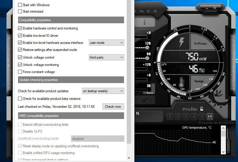 زيادة تردد الذاكرة Memory Clock لوحدة معالجة الرسوميات GPU