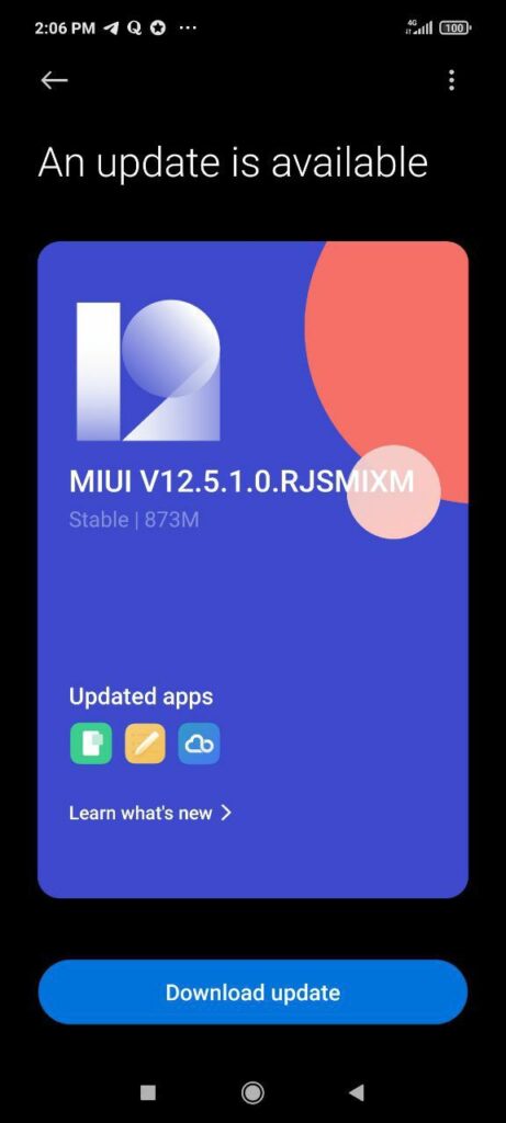 مي 10 تي لايت تحديث MIUI 12.5