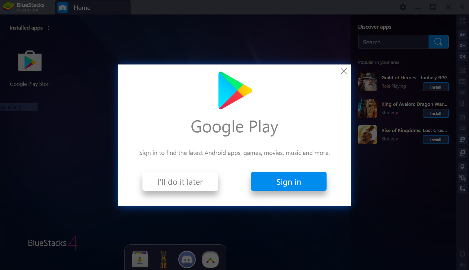 تحميل فيسبوك لايت باستخدام BlueStacks