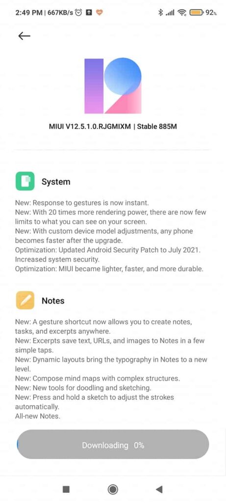 تحديث Poco X3 NFC إلى MIUI 12.5