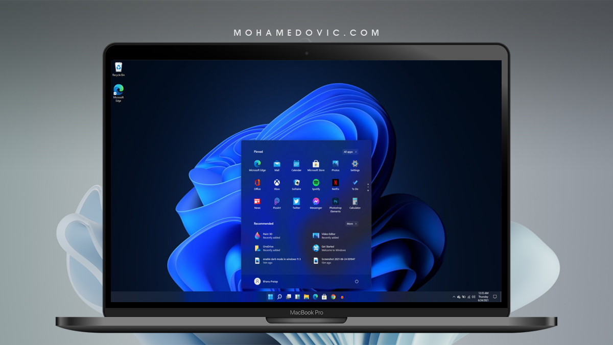 Windows 11 on mac mohamedovic 1