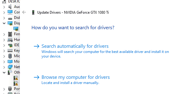 automatically update driver