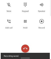 واجهة الإتصال بتطبيق Google Dialer