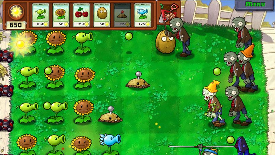 مميزات Plants Vs Zombies