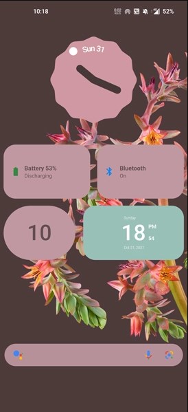 الويدجت التي يقدمها Android 12 Widgets (Twelve)