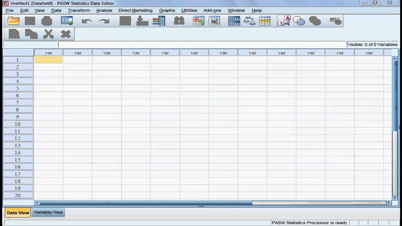 مراجعة برنامج SPSS