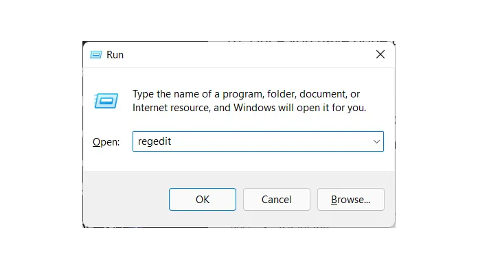 3. تعديل بعض إعدادات Registry Editor