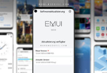 تحديث EMUI 12 لهاتف هواوي نوفا 5T