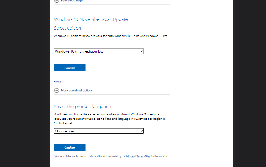 Windows 10 iso download (32-bit, 64-bit)