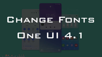 change fonts on one ui 4.1