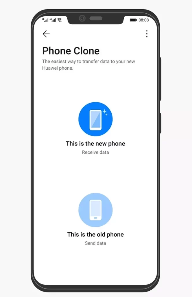 huawei phone clone setup