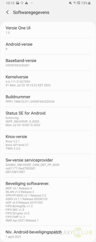 Samsung Galaxy S8 new firmware update 02