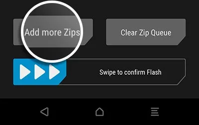 Add more Zips TWRP