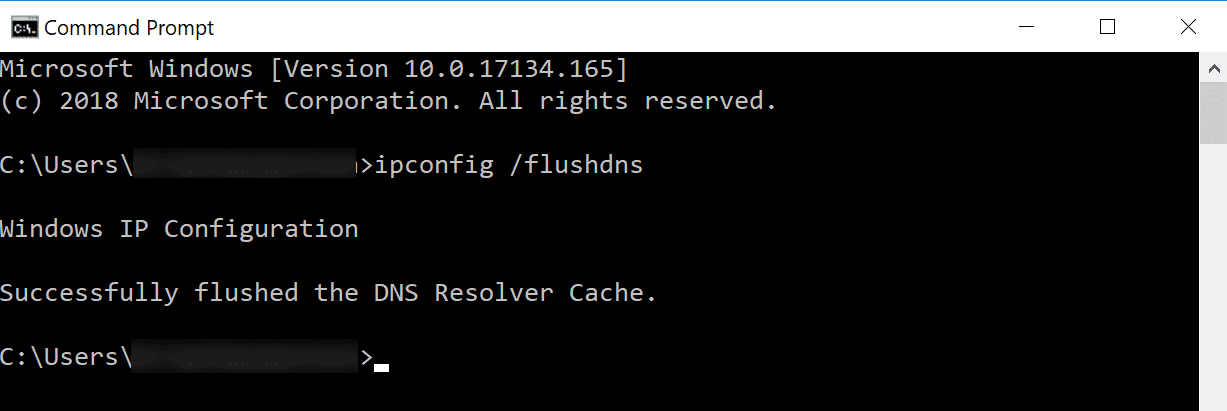 مشكلة dns_probe_finished_nxdomain