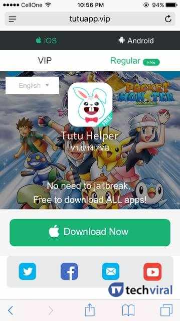 استخدام تطبيق tutu helper لتحميل تطبيقات الايفون مجانيًا