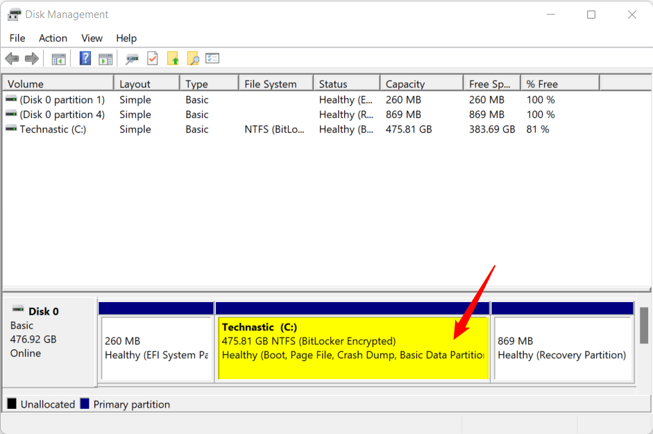 increase space c drive