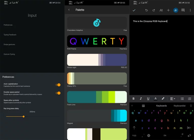 تطبيق "Chrooma Keyboard"