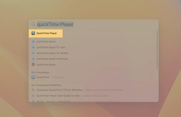 فتح quick time player