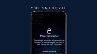 مشكلة This Device is locked في هواتف شاومي