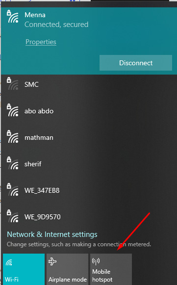 طريقة استخدام instant wi-fi hotspot على الكمبيوتر