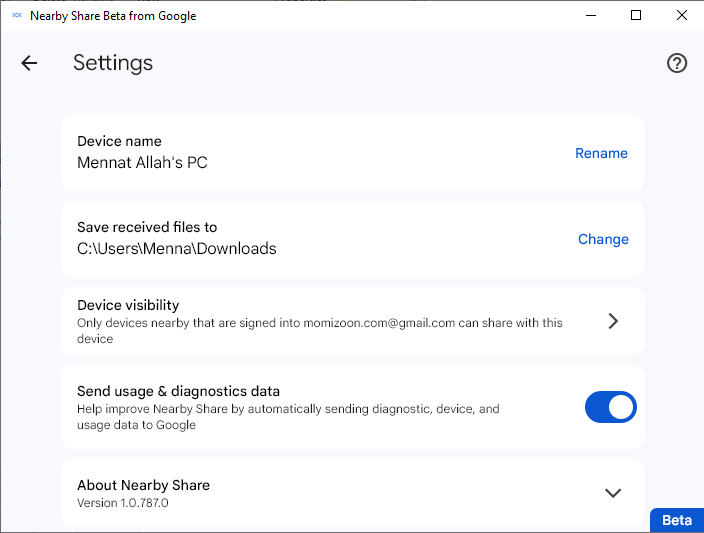 how to transfer files between android devices and pc using nearby share 05