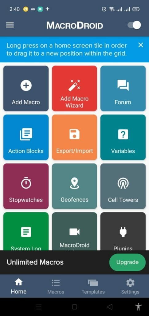 تنزيل برنامج MacroDroid Pro