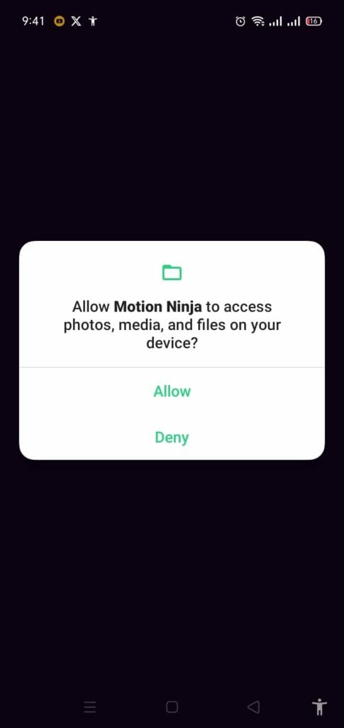 برنامج Motion Ninja