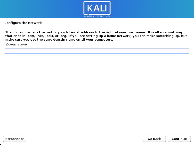 kali linux installer 6