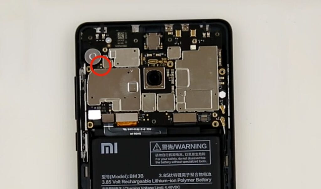 xiaomi mi mix 2 edl point