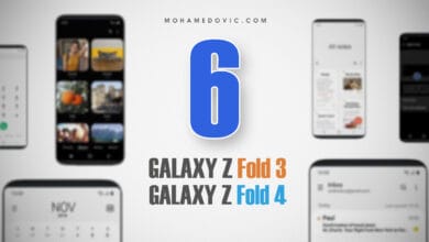 تحديث One UI 6 لهواتف جالكسي زي فولد 3 & 4