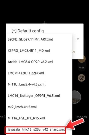 google Camera Settings om Samsung Device 03