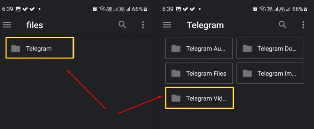 access restricted Telegram videos using a file manager 05