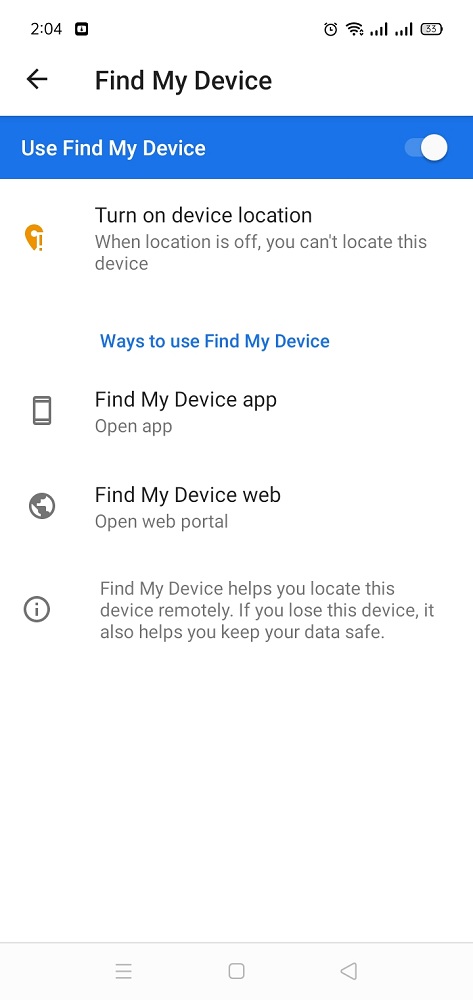 تنزيل Google Find My Device