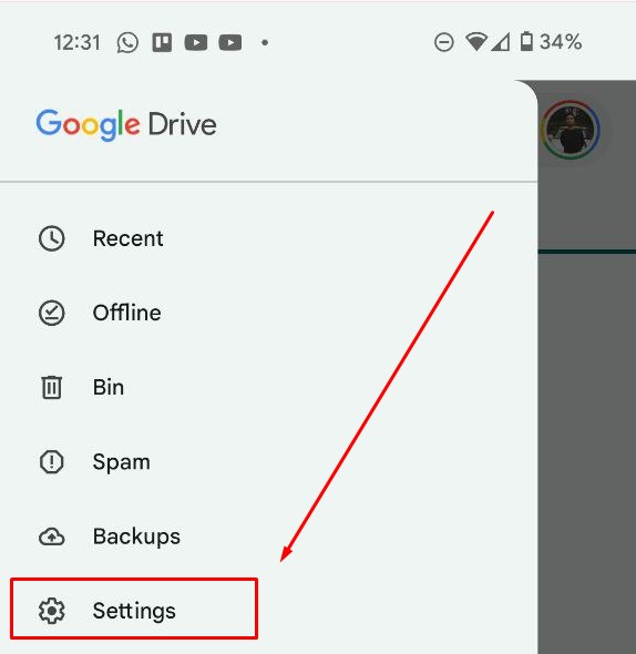 Enable Google Drive Dark Mode on Android 02