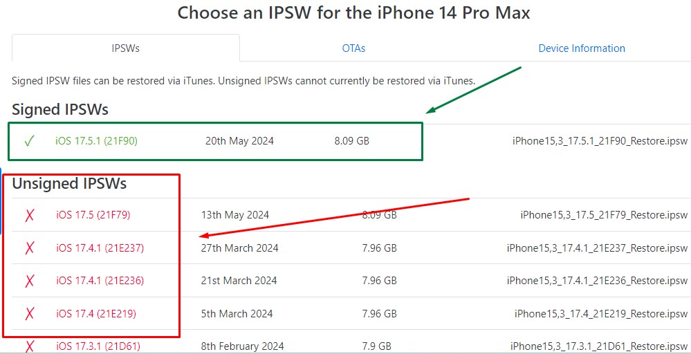 Downgrade to iOS 17 after installing iOS 18 Beta 03