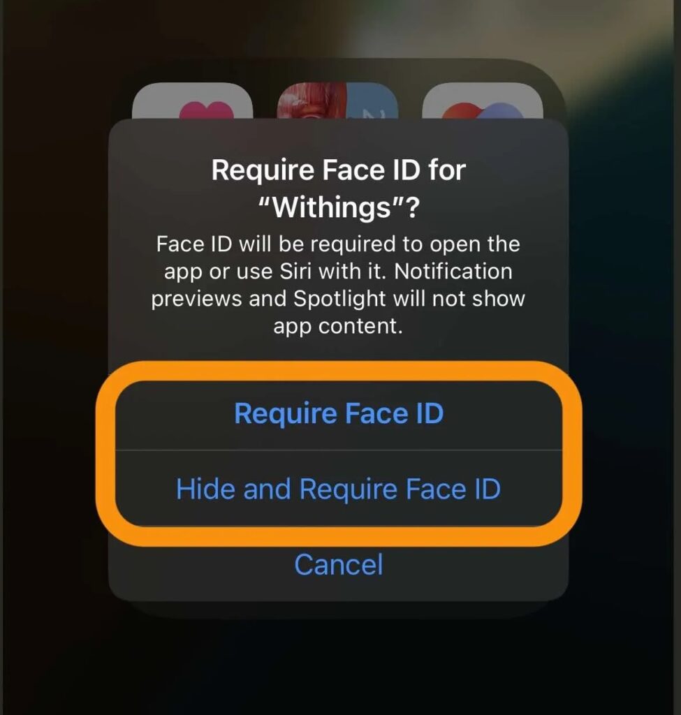 Lock Hide Apps on iOS 18 02