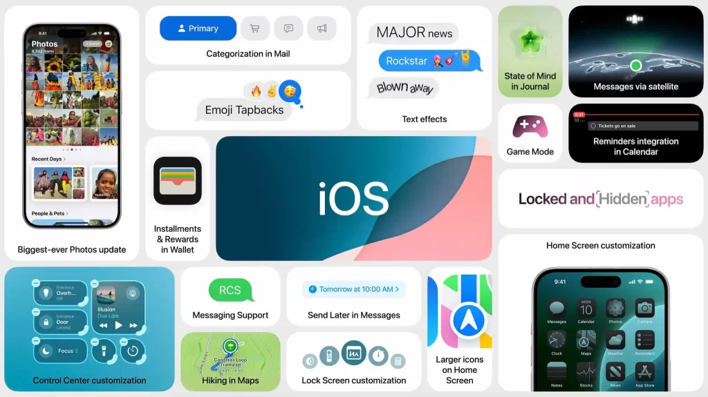 تحديث iOS 18 للايفون