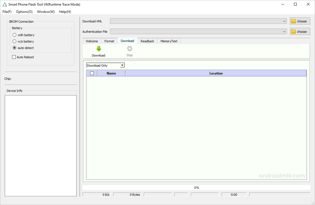 SP Flash Tool V6