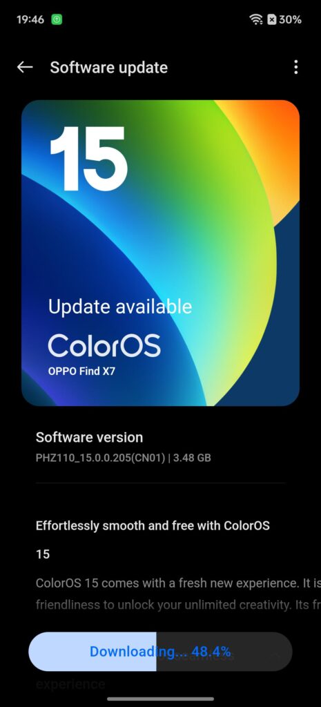 OPPO Find X7 ColorOS 15 Beta